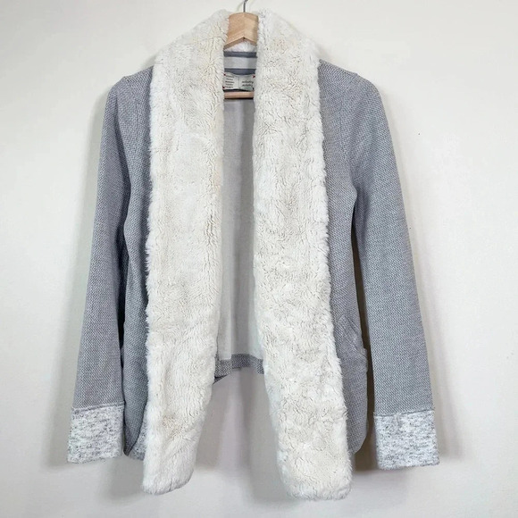 Anthropologie Saturday Sunday Open  Sherpa Cardigan - Picture 2 of 14